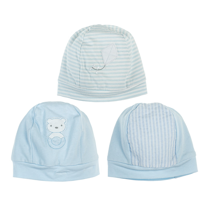 N. 3 Cappellini in Jersey