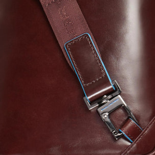 Piquadro Borsello in pelle porta iPad®mini con tasca per AirPods® e protezione RFID