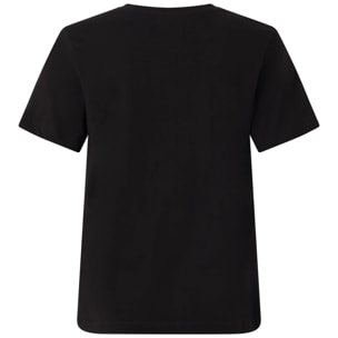 Kappa - T-Shirts & Top Donna Nero - Logo Sylvie