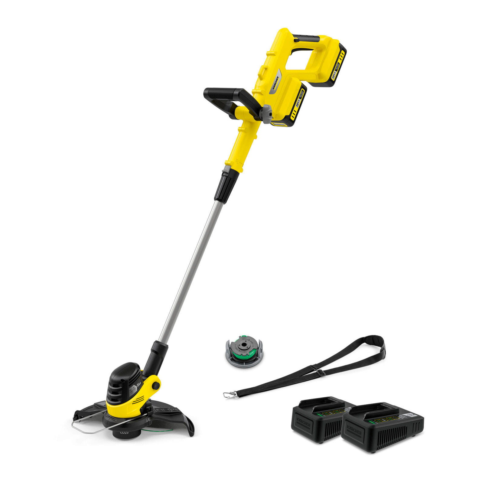 Coupe bordures 36V Karcher LTR 3-18 Dual Battery Set - Largeur de coupe 30 cm- 2 Batteries 18V 2-5 Ah