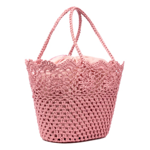 Zerba borsa a spalla donna. Realizzata in cotone.