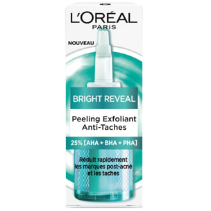 L'Oréal Paris Bright Reveal Peeling Exfoliant Anti-Taches 25% [AHA + BHA + PHA] 25ml