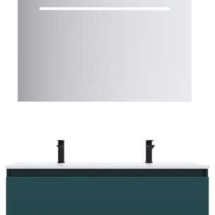 Ensemble double vasque 1 tiroir + miroir - HUDSON