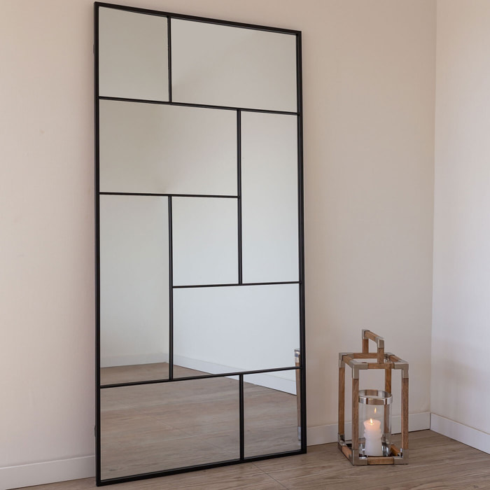 Miroir aurore noir 180cm