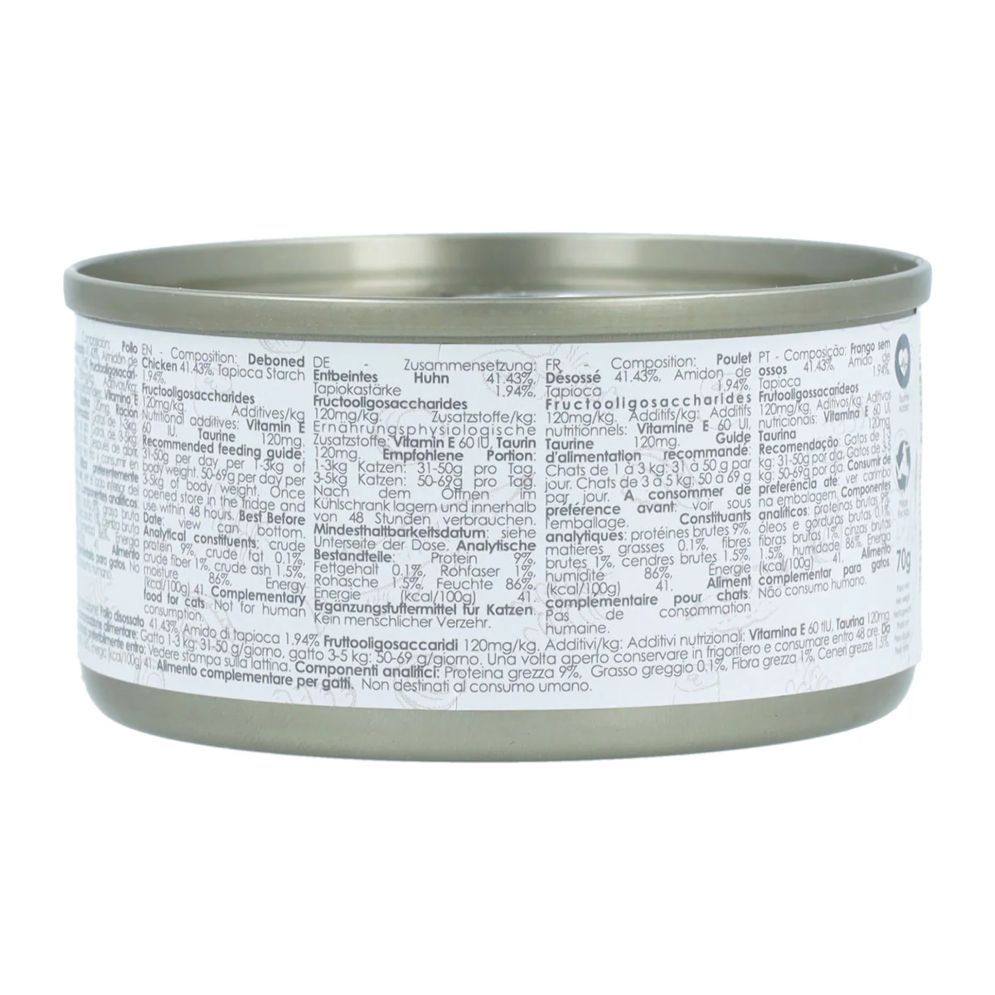 Kit Cat Lata Gravy - Pollo Classic 70 g Comida húmeda para gatos en salsa