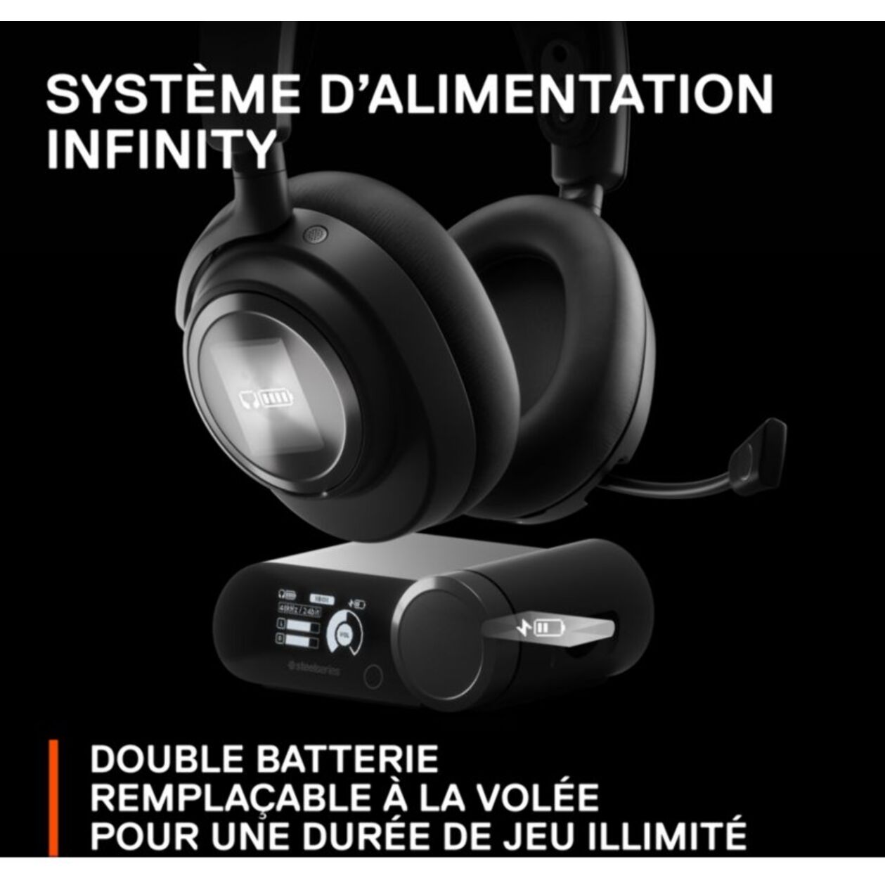 Casque gamer STEELSERIES Arctis Nova Pro Wireless PS5 PC Exclusif