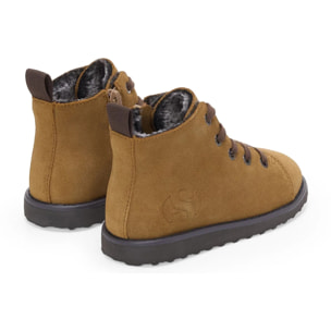 Superga - Stivaletti Bambino/a Beige - 3008 KIDS LACE-UP BOOT SUEDE
