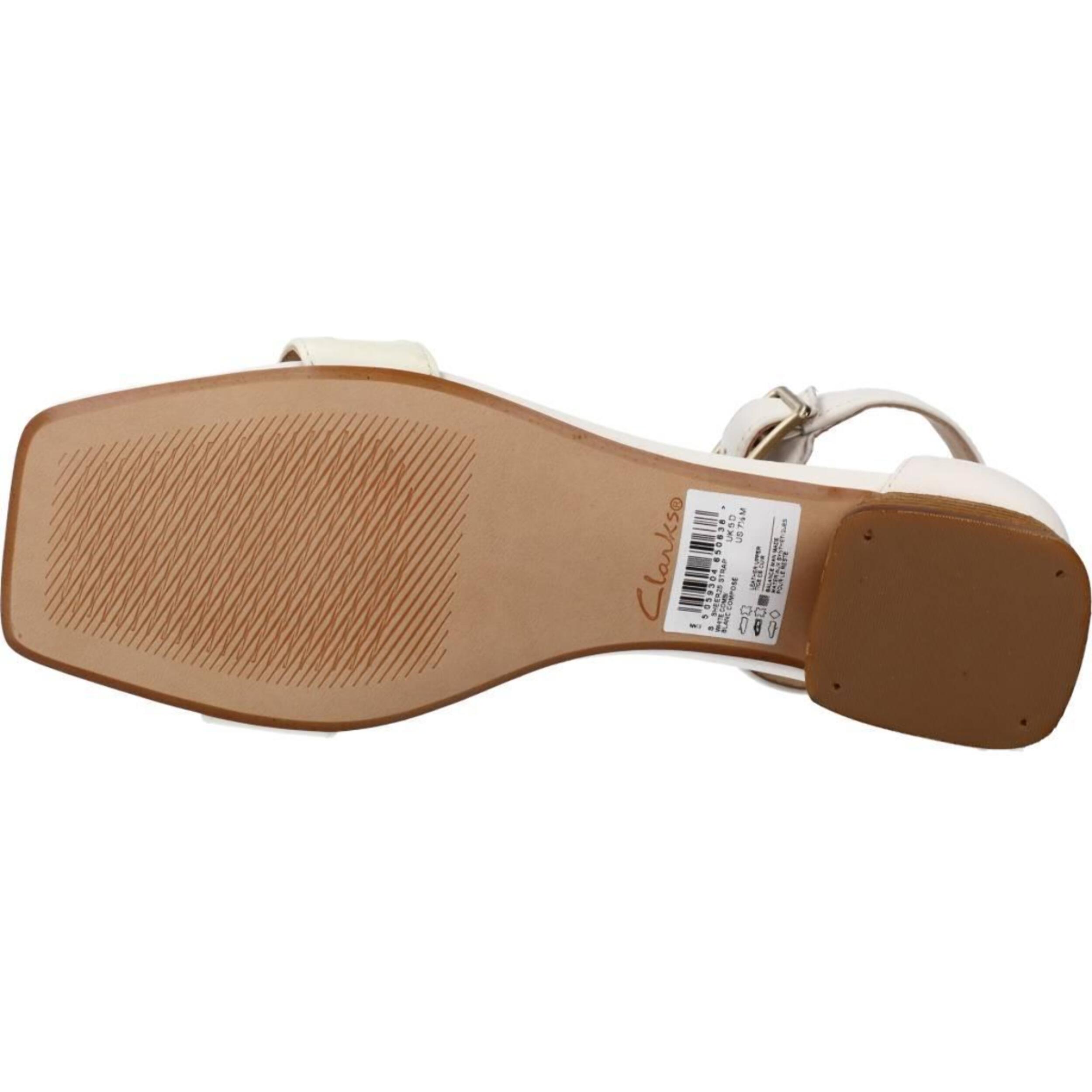 Sandalias Mujer de la marca CLARKS  modelo SHEER25 STRAP BLANCO