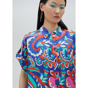Camicione stampa paisley