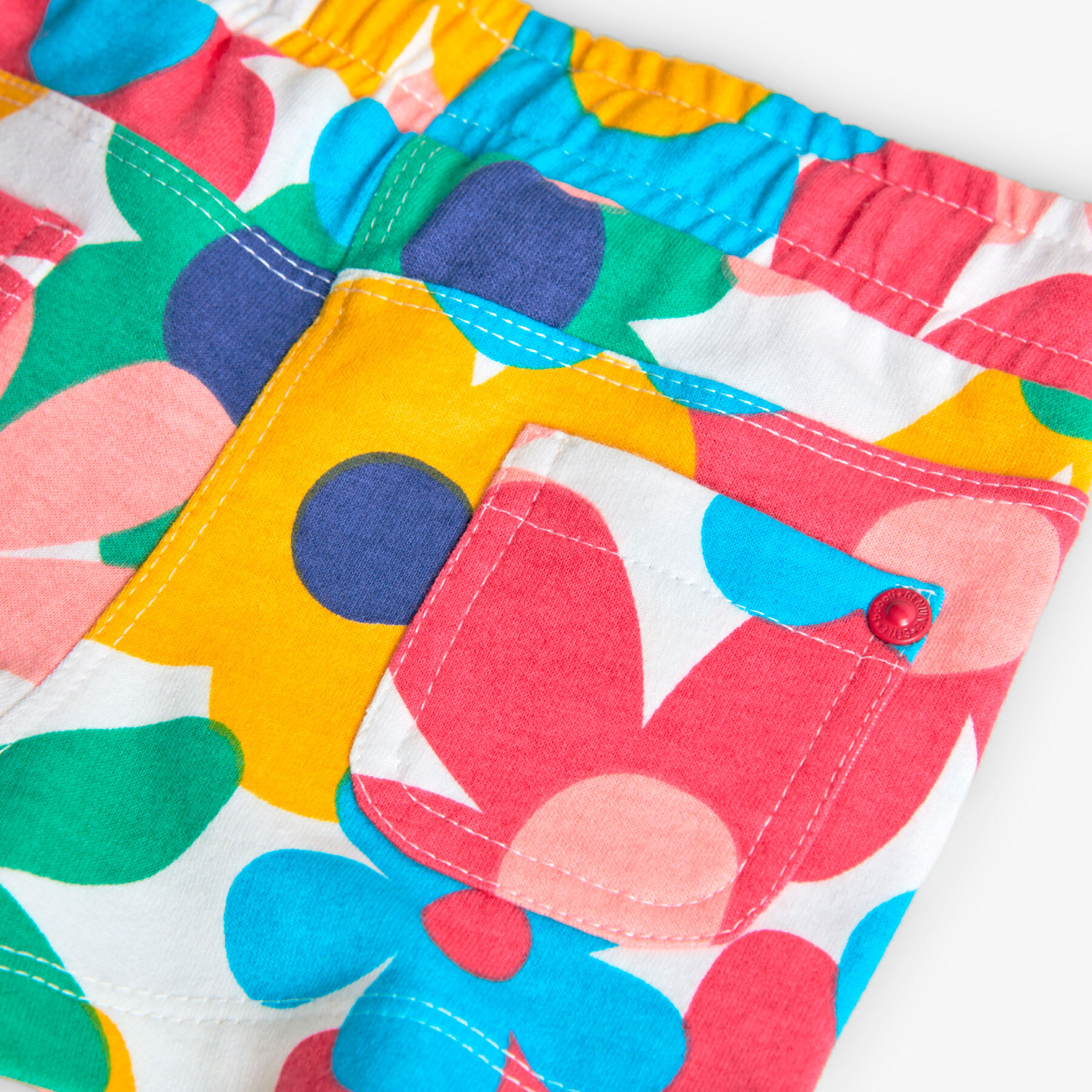 Short en molleton fleurs  -BCI