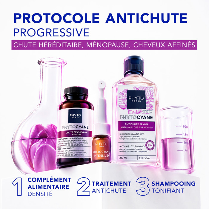 Phytocyane Intensive+ - Traitement Antichute Progressive Femme 12x5 ml