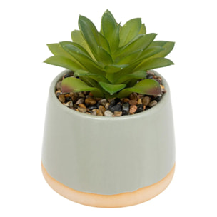 Plante artificielle pot céramique H12cm