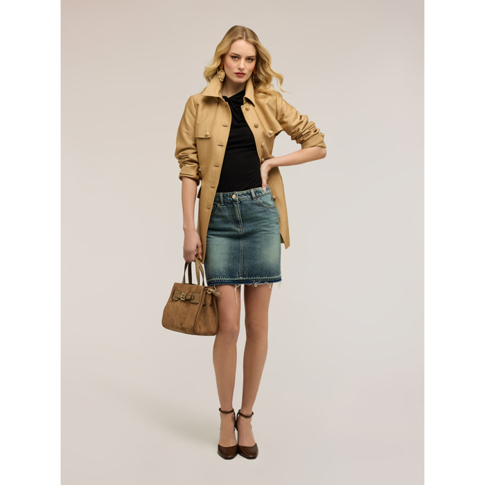 Motivi - Minigonna in denim - Azzurro