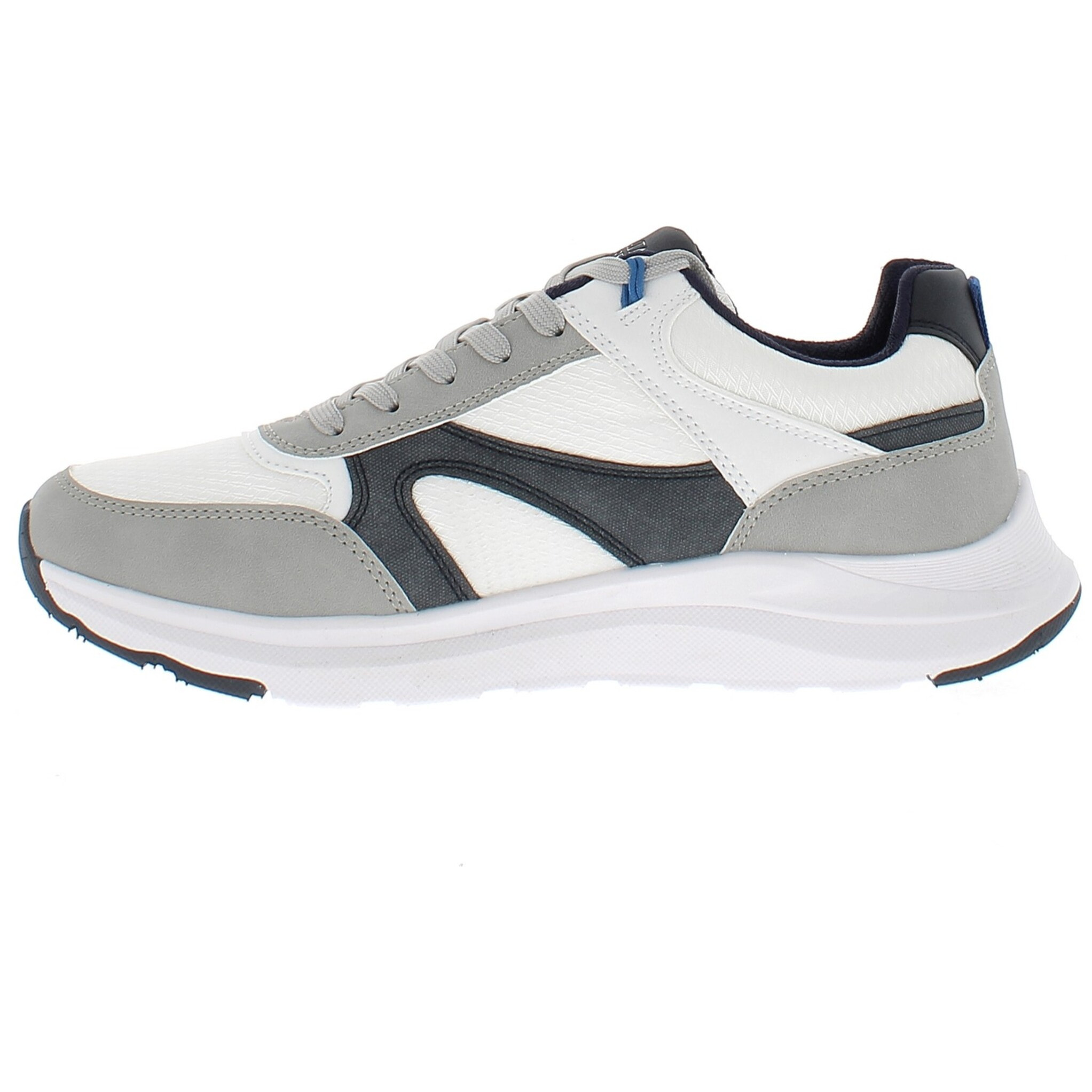 Armata di Mare Scarpe Uomo Sneakers Casual Stringate con Soletta Rimovibile in Memory Foam AMU 1N950 Lt Grey