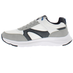 Armata di Mare Scarpe Uomo Sneakers Casual Stringate con Soletta Rimovibile in Memory Foam AMU 1N950 Lt Grey