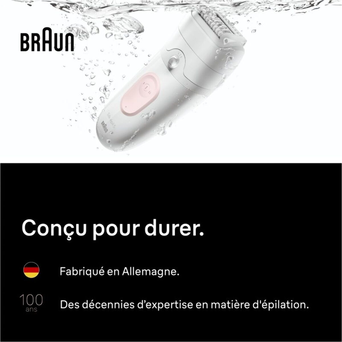Epilateur électrique BRAUN Silk-épil SE5-041