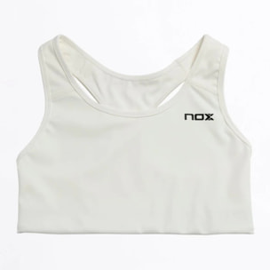 Sujetador deportivo mujer TEAM blanco