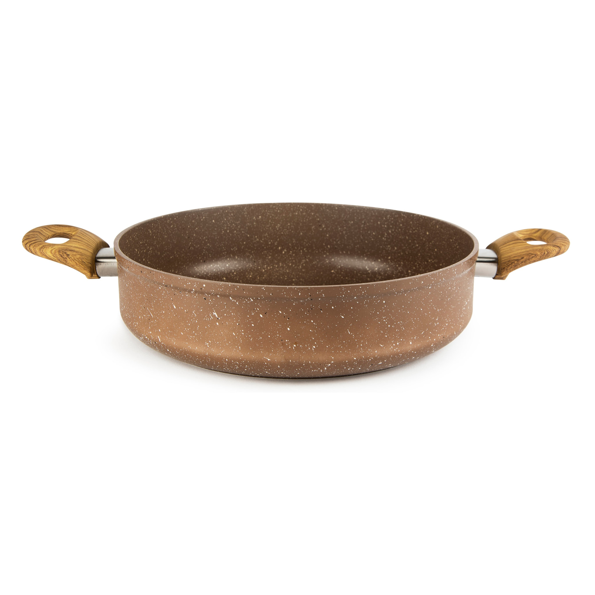 Poêlon 28 cm Excelsa – Wood & Stone, Aluminium Beige