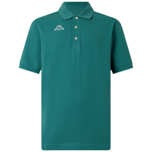 Polo Shirts Kappa Uomo Logo Life Mss Verde