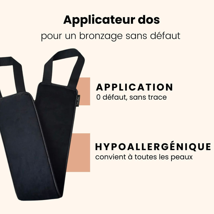 Applicateur Autobronzant pour le Dos - Applicateur Réutilisable Sans Trace