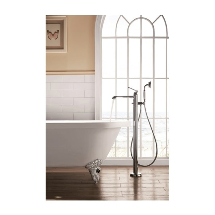 Mitigeur baignoire ilot rétro Paini Lady's chrome
