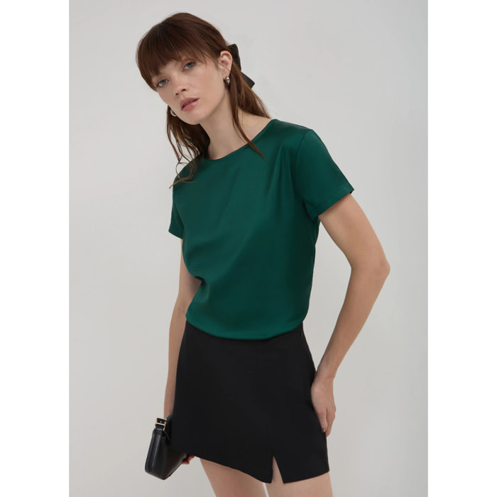 Blusa in raso