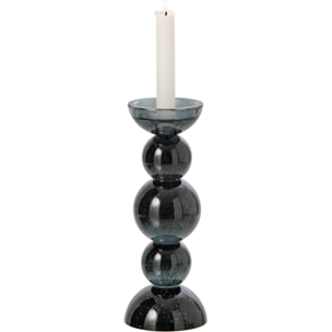 J-Line chandelier - verre - bleu pétrole - small