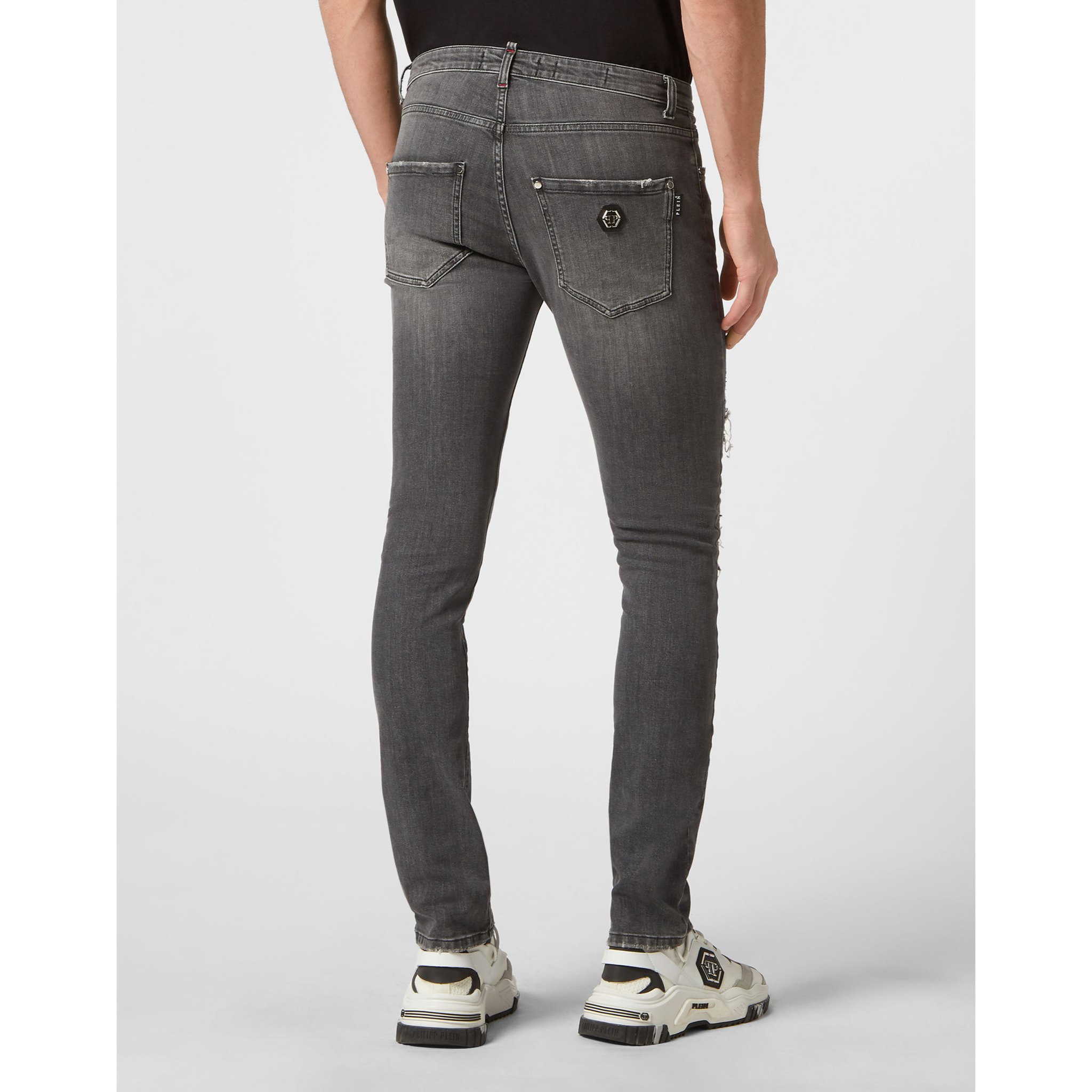 PHILIPP PLEIN Vaqueros de corte slim ROCK STAR