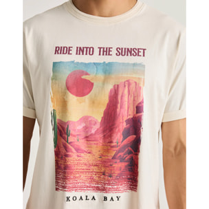Camiseta Manga Corta Off White - Colorado