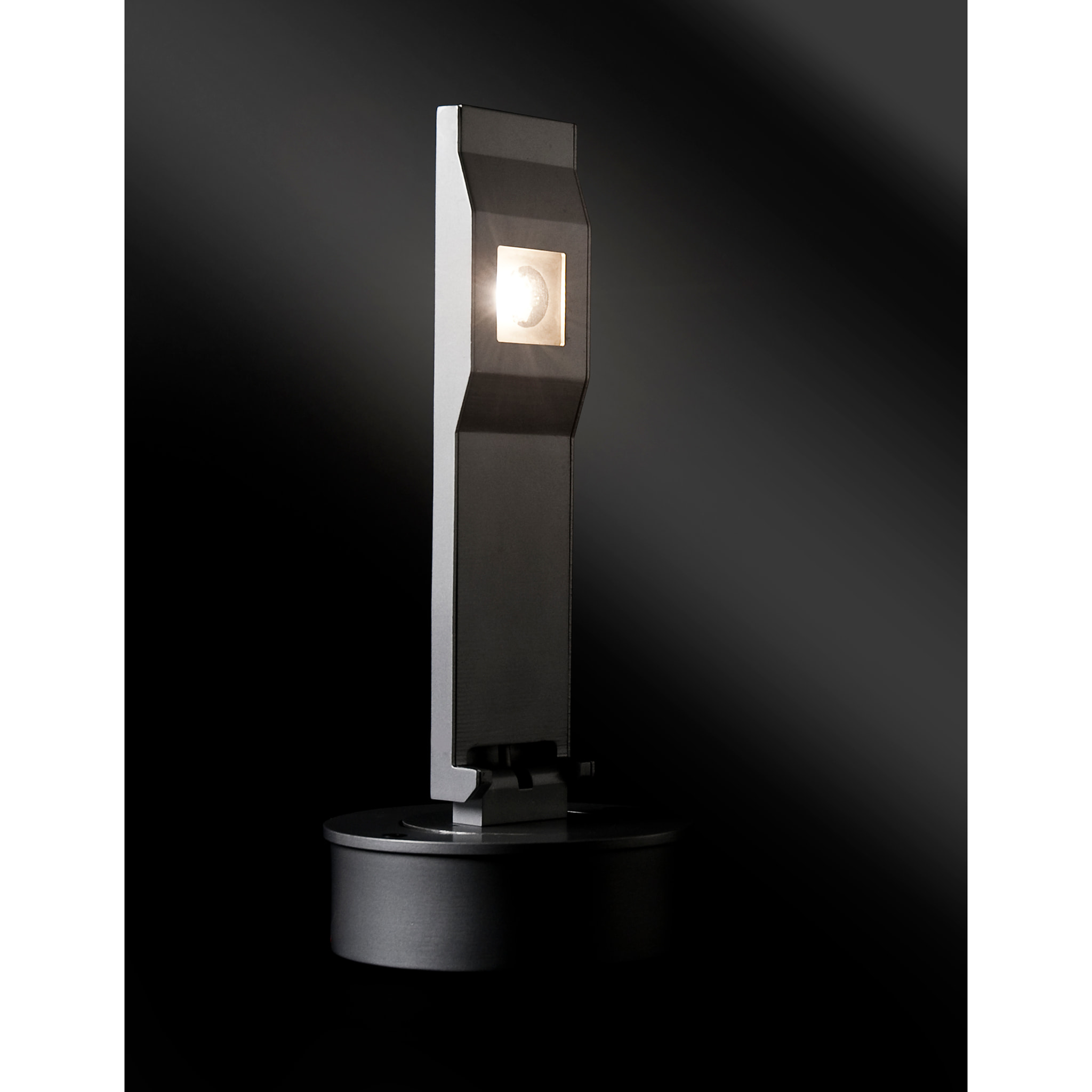 LEDS C4 Aplique On-Off Led 3W 3000K Gris 80Lm