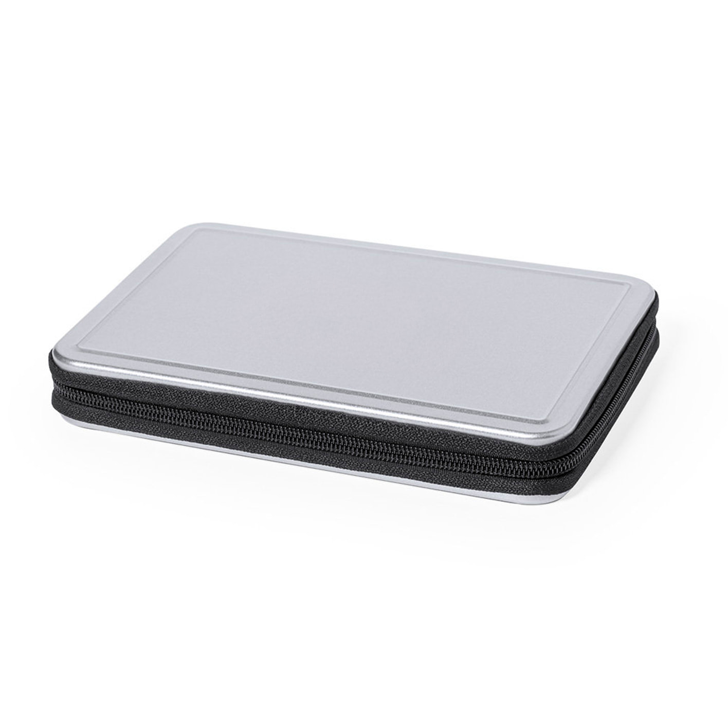 Set di attrezzi Ambery con 25 accessori in custodia di alluminio.