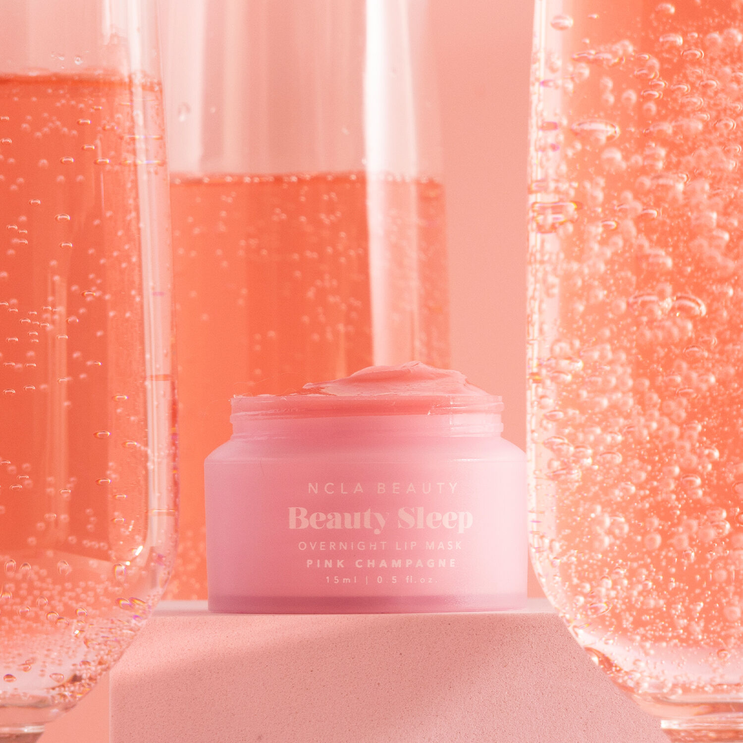 Beauty Sleep Overnight Lip Mask - Pink Champagne - Masque lèvres 15 ml