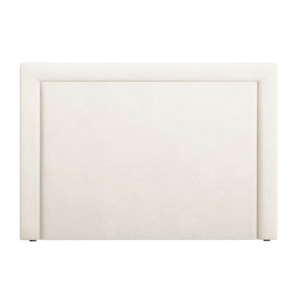 Tête de lit "Marie" 160x120cm en bouclé beige