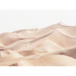 Papier peint panoramique dune de sable rose Intissé