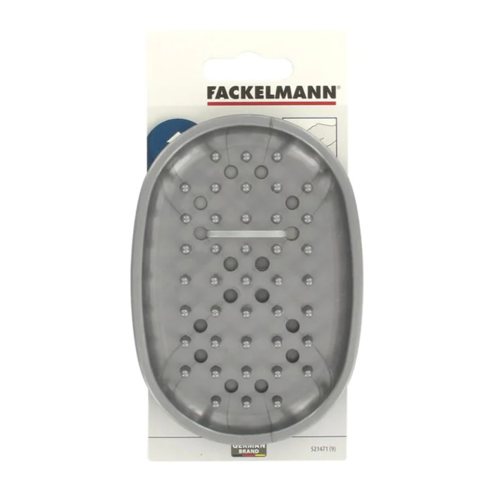 Porte savon en plastique lot de 2, accessoire pratique pour salle de bain dimensions 12,7 x 9 cm Fackelmann Tecno