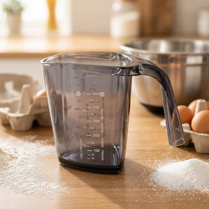 Verre doseur gradué en plastique de 500 ml Dr.Oetker