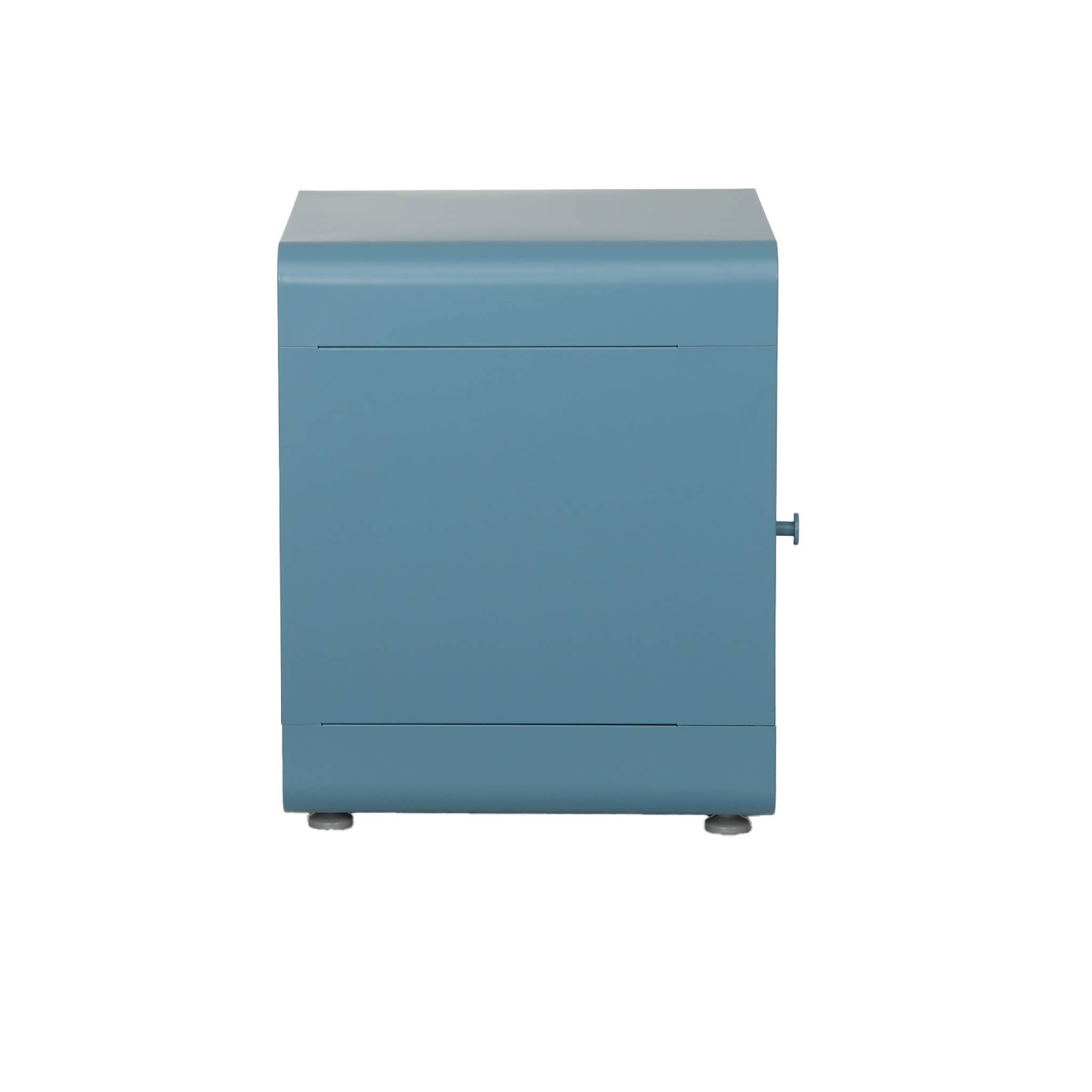 Table de chevet industrielle acier 1 porte TRIBECA