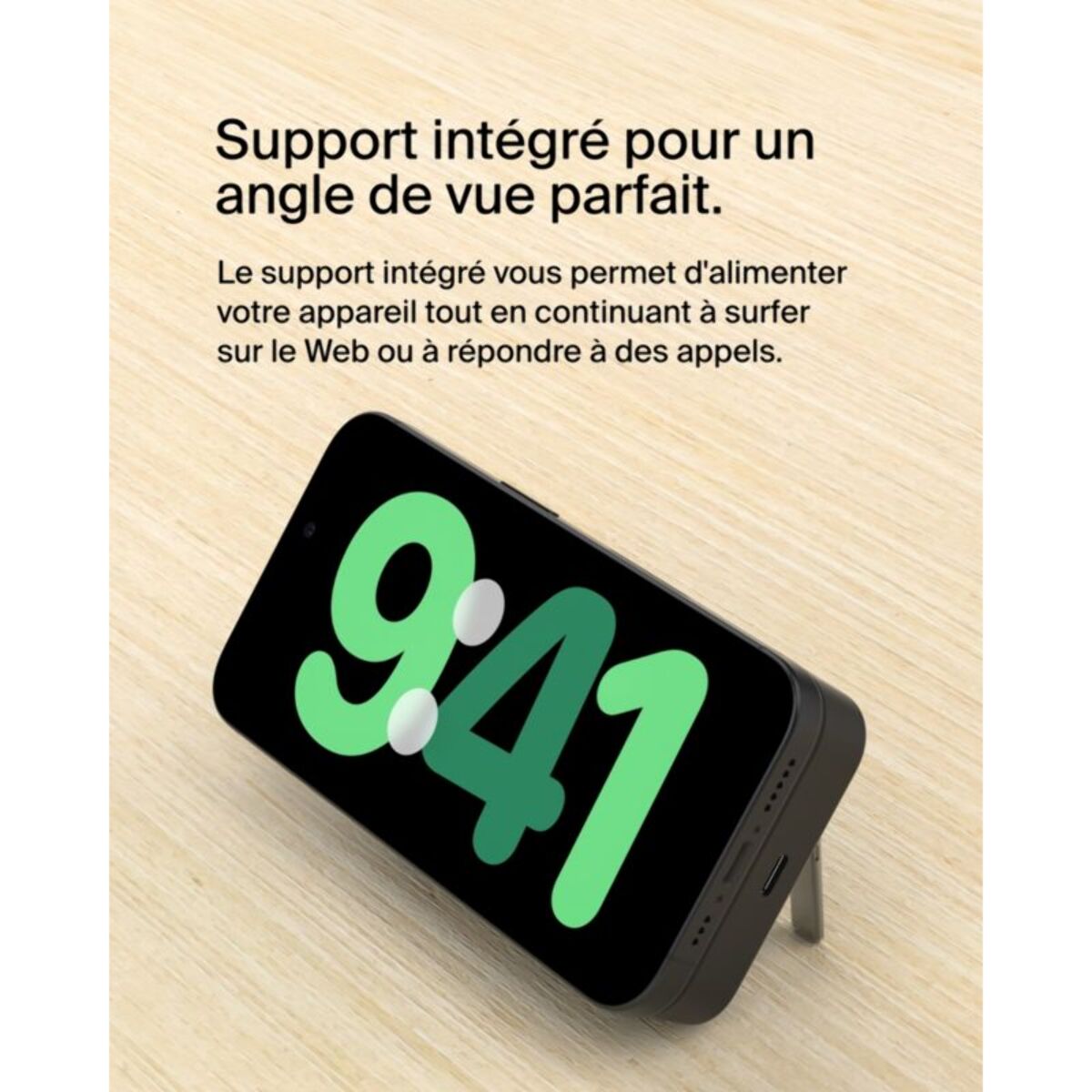 Batterie externe BELKIN 10000 mAh 15W MagSafe avec support