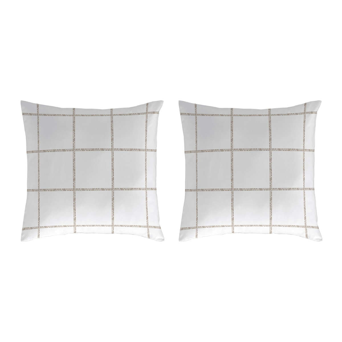 2 Fundas de almohada El Caballo 50x50 cm LEVIATAN B Lino - 100% algodón -