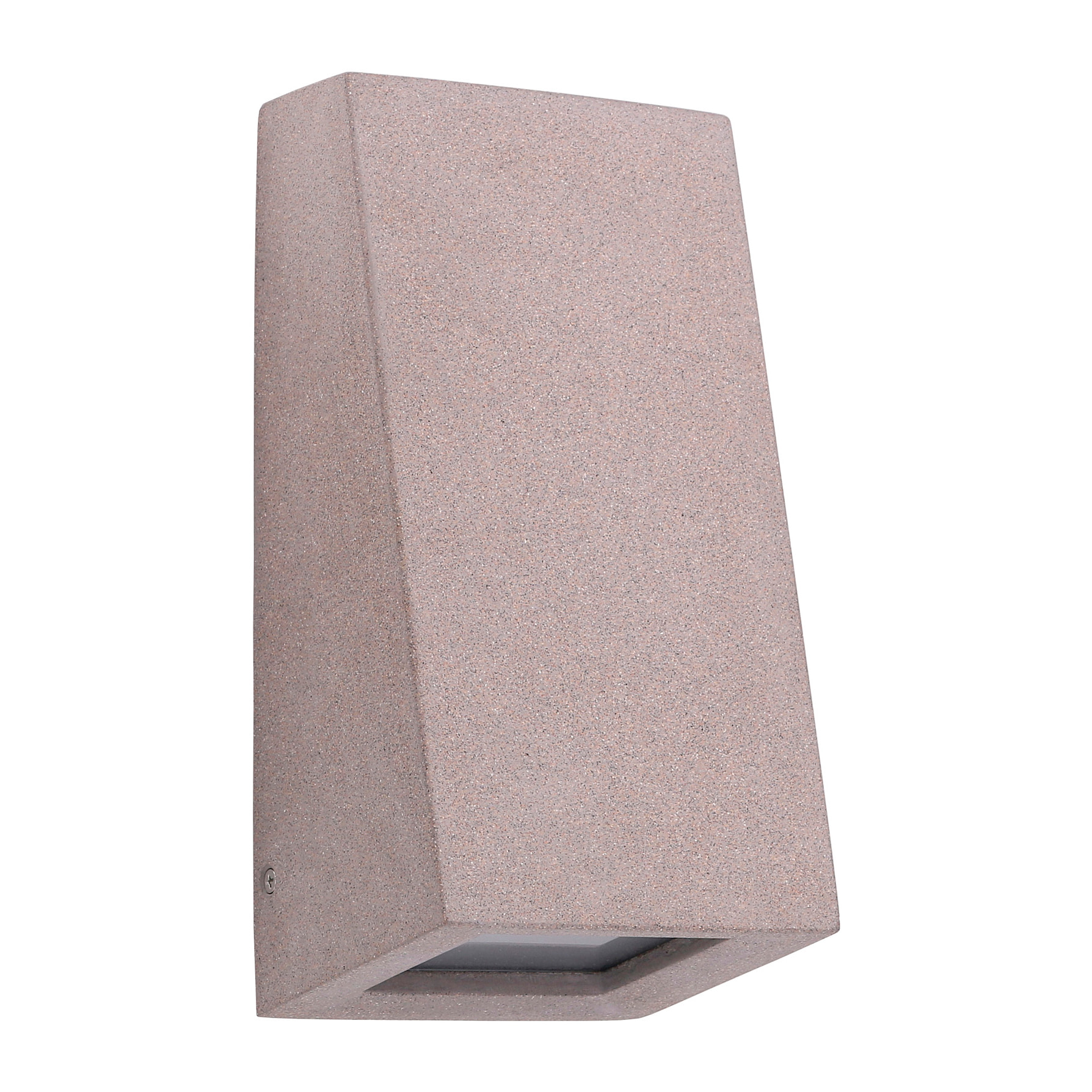 FORLIGHT Aplique de pared exterior Karen Big acabado Cemento IP44 15W E27