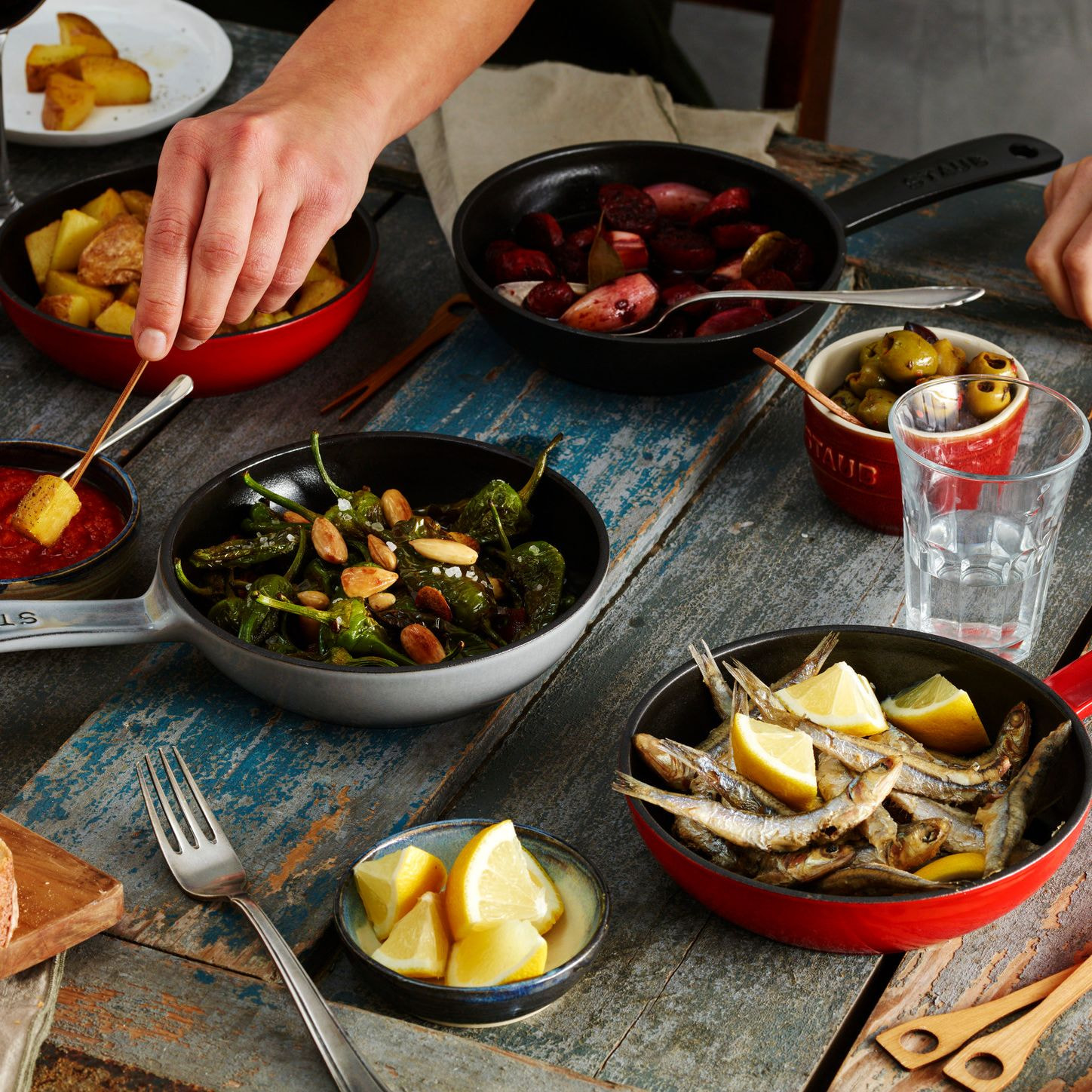 Poêle 16 cm, Fonte, Cerise