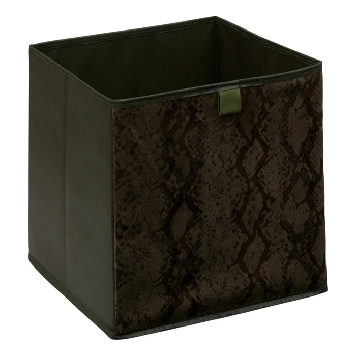 Boîte Mix'N Modul carré pliable 31x31cm Imprimé serpent