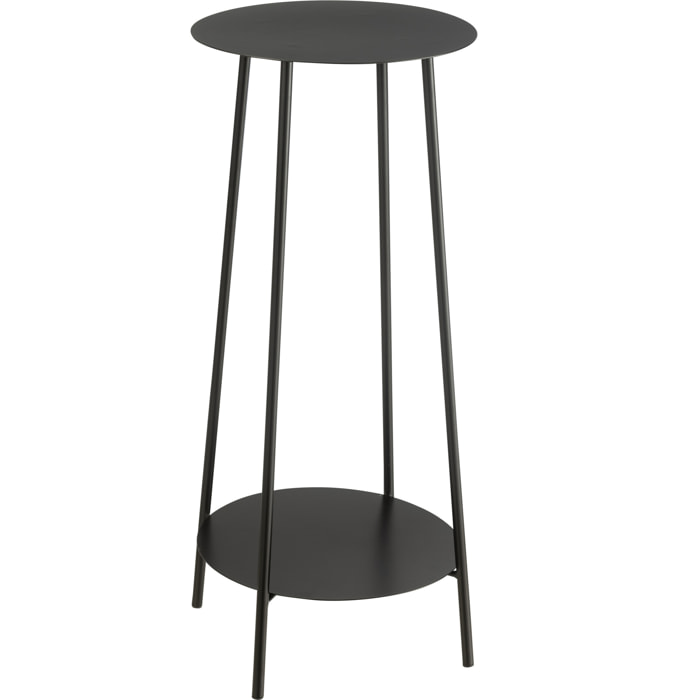 J-Line supprot pour fleurs Deux - métal - noir