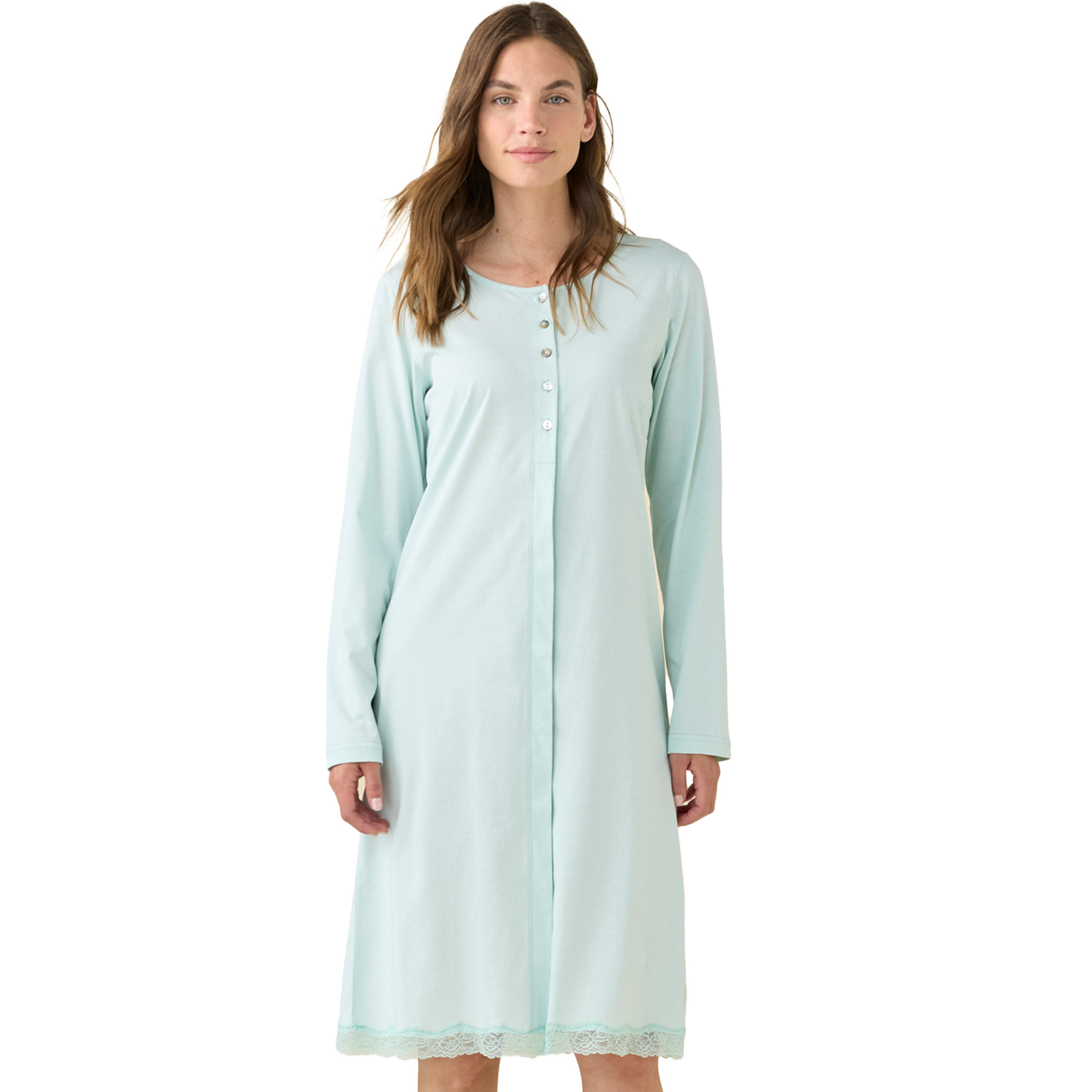 Camicia da notte donna estiva in cotone articolo essential. Noidinotte