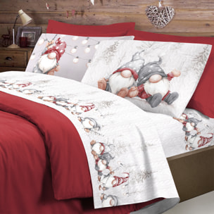 Completo letto nanetti eureka rosso