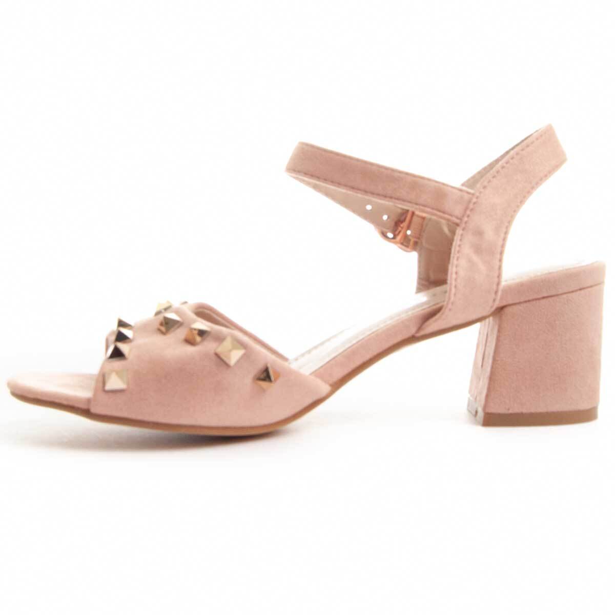 Sandalias De Tacón - Rosa - Altura: 6 cm