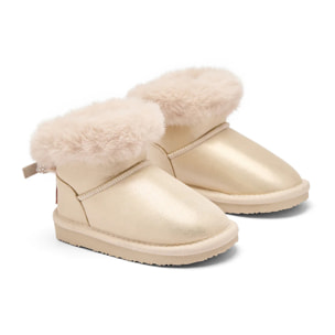 Stivali da ragazza in stile australiano con cintura di pelliccia