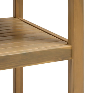 Module de cuisine d'été Lodgia 2 etagères bois d'acacia