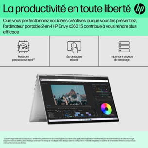 PC Hybride HP Envy x360 OLED 15-fe0018nf EVO