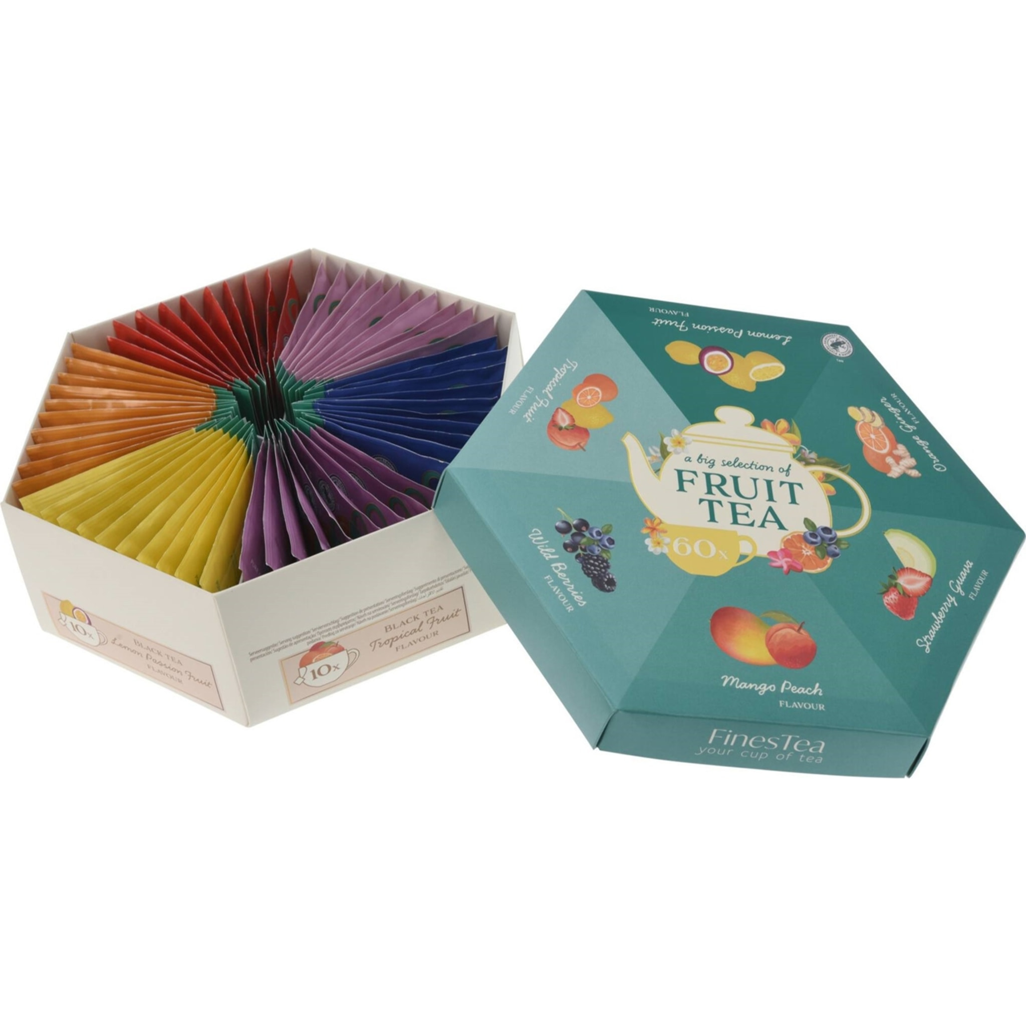 Caravan set de 2 fragancias de mujer nº43 + caja regalo caravan + caja hexagonal de té 60 bolsitas